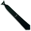 18" Poplin Hunter Green Polyester Clip-On Tie